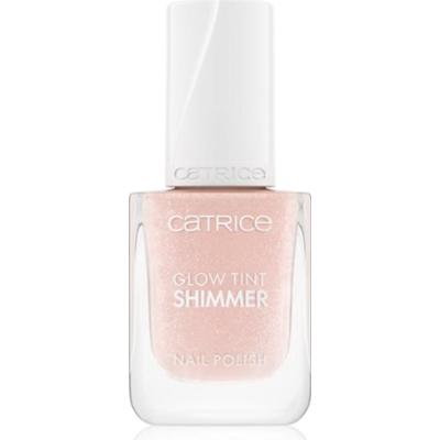 Catrice Glow Tint Shimmer bezbarwny lakier do paznokci z brokatem odcień 030 Sparkle Symphony 10.5 ml