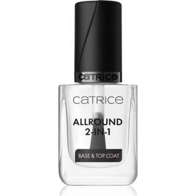 Catrice Allround lakier do paznokci bazowy i kryjący 2 w 1 transparentny 10.5 ml