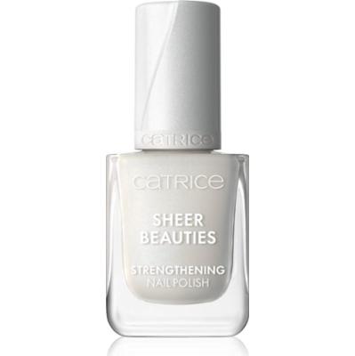 Catrice Sheer Beauties Strengthening Nail Polish wzmacniający lakier do paznokci odcień 010 Milky Not Guilty 10.5 ml