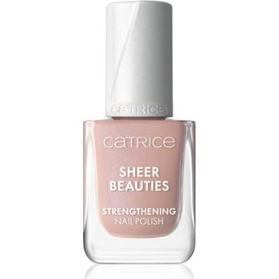Catrice Sheer Beauties Strengthening Nail Polish wzmacniający lakier do paznokci odcień 060 Nudie Beautie 10.5 ml