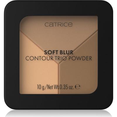 Catrice Soft Blur Contour Trio Powder paletka do konturowania twarzy z matowym wykończeniem odcień C020 Neutral Harmony 10 g