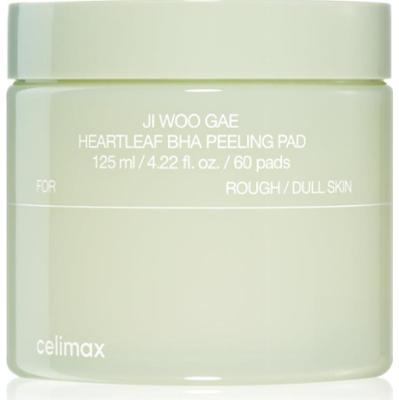 celimax Ji Woo Gae Heartleaf BHA Peeling Pad płatki złuszczające o działaniu uspokajającym 60 szt.