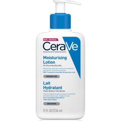 CeraVe Moisturizers Lotion mleczko nawilżające do twarzy i ciała do skóry suchej i bardzo suchej 236 ml
