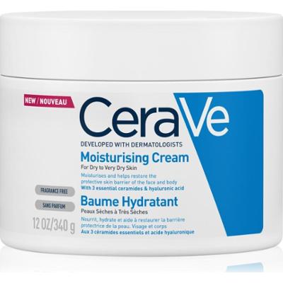 CeraVe Moisturizers nawilżający balsam do twarzy i ciała do skóry suchej i bardzo suchej 340 g