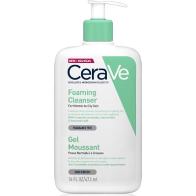 CeraVe Cleansers Foaming Cleanser pieniący się żel myjący dla skóry normalnej i tłustej 473 ml