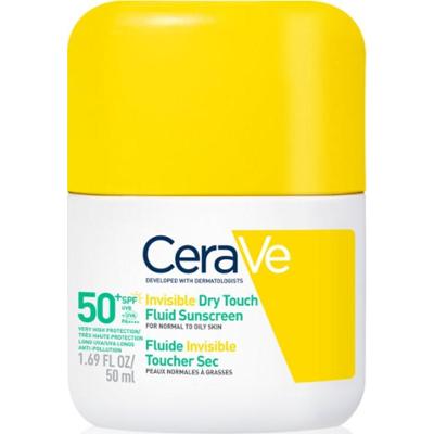 CeraVe Invisible Dry Touch Fluid SPF 50+ fluid ochronny z efektem matującym SPF 50+ 50 ml