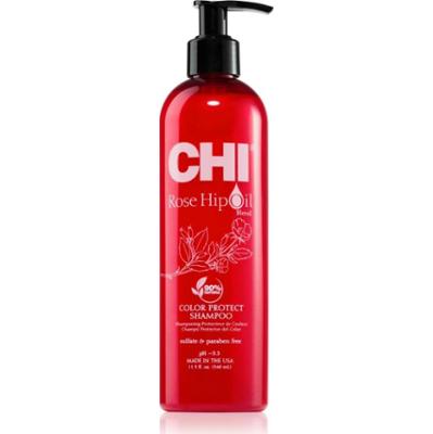 CHI Rose Hip Oil Shampoo szampon do włosów farbowanych 340 ml