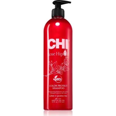 CHI Rose Hip Oil Shampoo szampon do włosów farbowanych 739 ml