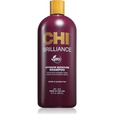 CHI Brilliance Optimum Moisture Shampoo szampon nawilżający do nabłyszczania i zmiękczania włosów 946 ml