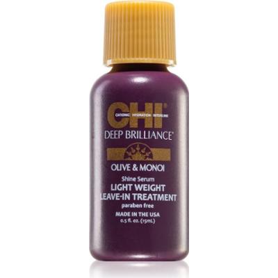 CHI Brilliance Shine Serum Lightweight Leave-in Ttreatment lekkie serum do nabłyszczania i zmiękczania włosów 15 ml