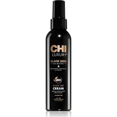 CHI Luxury Black Seed Oil Blow Dry Cream krem odżywczy i termoochronny do wygładzania włosów 177 ml