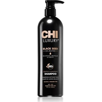 CHI Luxury Black Seed Oil Gentle Cleansing Shampoo delikatny szampon oczyszczający 739 ml