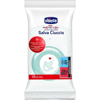 Chicco Wipes chusteczki nawilżane do smoczka 16 szt.