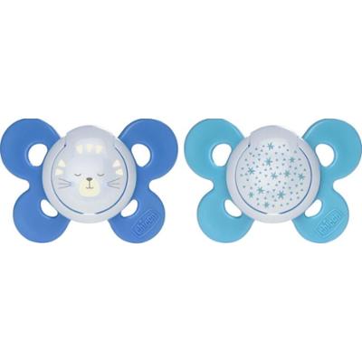 Chicco Physio Comfort Night 16-36 m smoczek Cat/Stars 2 szt.