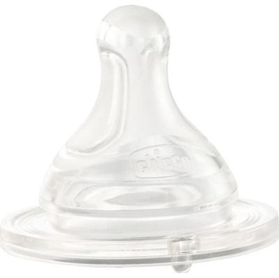 Chicco Perfect 5 Well-Being smoczek do butelki 0m+ Slow 2 szt.