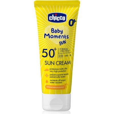 Chicco Baby Moments Sun krem do opalania SPF 50+ dla dzieci od urodzenia 75 ml