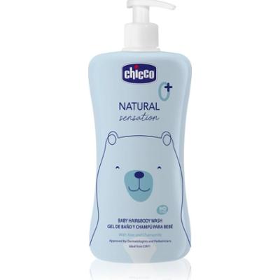 Chicco Natural Sensation Baby szampon i żel pod prysznic dla dzieci od urodzenia 0+ 500 ml