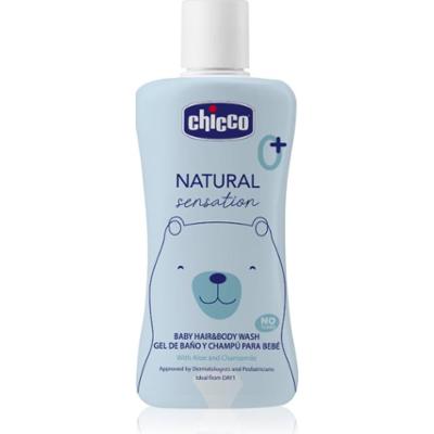 Chicco Natural Sensation Baby szampon i żel pod prysznic dla dzieci od urodzenia 0+ 200 ml