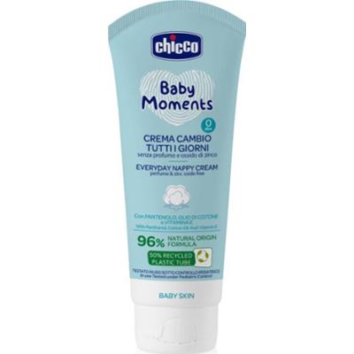 Chicco Baby Moments Everyday Nappy Cream krem do codziennej pielęgnacji pupy bezzapachowy 100 ml