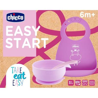 Chicco Easy Start 6m+ komplet naczyń dla dzieci Pink