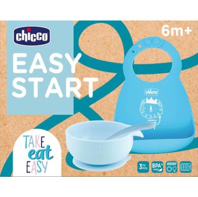 Chicco Easy Start 6m+ komplet naczyń dla dzieci Blue 1 szt.