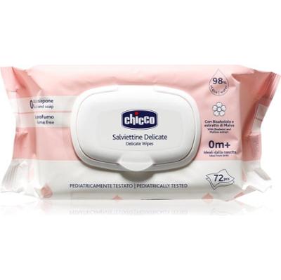 Chicco Delicate Wipes Chamomile chusteczki nawilżane dla dzieci z rumiankiem 0m+ 72 szt.