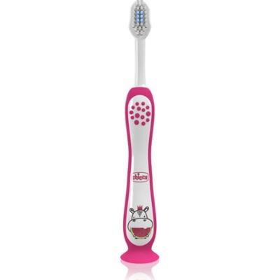 Chicco Toothbrush 3-6y+ szczoteczka do zębów dla dzieci Hippo 1 szt.