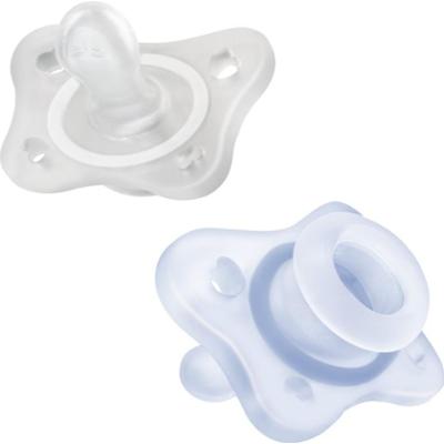 Chicco Physio Forma Mini Soft 0-2m smoczek Blue/Transparent 2 szt.