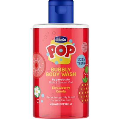 Chicco Pop Bubbly Body Wash żel do kąpieli i pod prysznic dla dzieci Strawberry Candy 300 ml