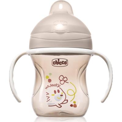 Chicco Training Cup 6m+ kubek treningowy z uchwytami Grey 200 ml