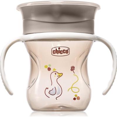 Chicco 360 Perfect X 12m+ kubek treningowy z uchwytami Grey 200 ml