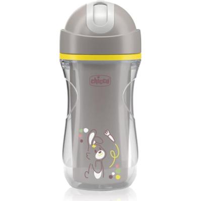 Chicco Sport Cup 14m+ kubek ze słomką Grey 266 ml