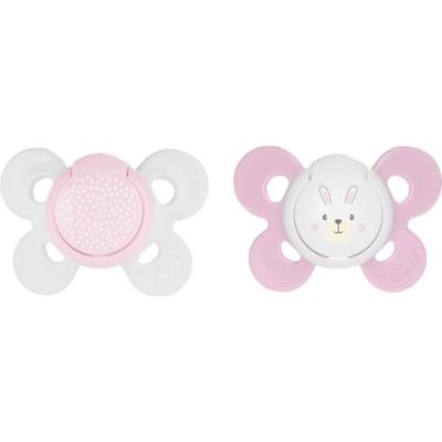 Chicco Physio Comfort 2-6 m smoczek Girl-Dots/Rabbit 2 szt.