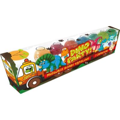 Chlapu Chlap Dino Truck musujące kule do kąpieli dla dzieci 7x50 g