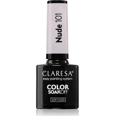Claresa SoakOff UV/LED Color Nude lakier hybrydowy do paznokci odcień 101 5 g