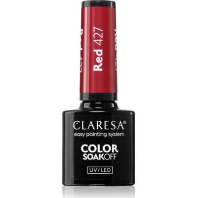 Claresa SoakOff UV/LED Color Fun Fair lakier hybrydowy do paznokci odcień Red 427 5 g