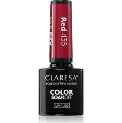 Claresa SoakOff UV/LED Color Warm Feelings lakier hybrydowy do paznokci odcień Red 435 5 g