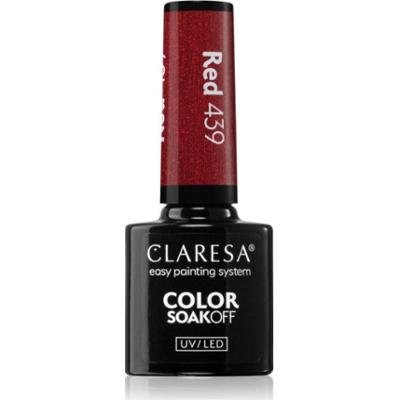 Claresa SoakOff UV/LED Color Warm Feelings lakier hybrydowy do paznokci odcień Red 439 5 g