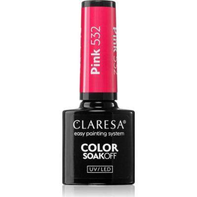 Claresa SoakOff UV/LED Color Sunny Garden lakier hybrydowy do paznokci odcień Pink 532 5 g