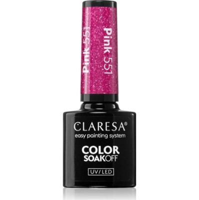 Claresa SoakOff UV/LED Color Balloon Journey lakier hybrydowy do paznokci odcień Pink 551 5 g