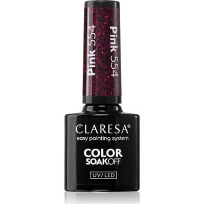 Claresa SoakOff UV/LED Color Warm Feelings lakier hybrydowy do paznokci odcień Pink 554 5 g