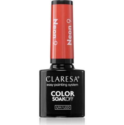 Claresa SoakOff UV/LED Color Neon lakier hybrydowy do paznokci odcień 9 5 g