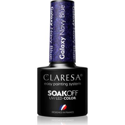 Claresa SoakOff UV/LED Color Galaxy lakier hybrydowy do paznokci odcień Navy Blue 5 g
