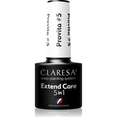 Claresa Extend Care 5 in 1 Provita baza do paznokci hybrydowych o działaniu regenerującym odcień #5 5 g