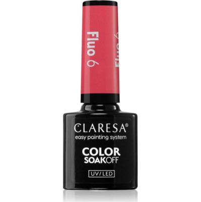 Claresa SoakOff UV/LED Color Fluo lakier hybrydowy do paznokci odcień 6 5 g