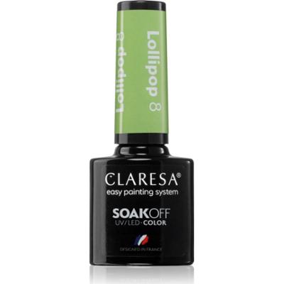 Claresa SoakOff UV/LED Color Lollipop lakier hybrydowy do paznokci odcień 8 5 g