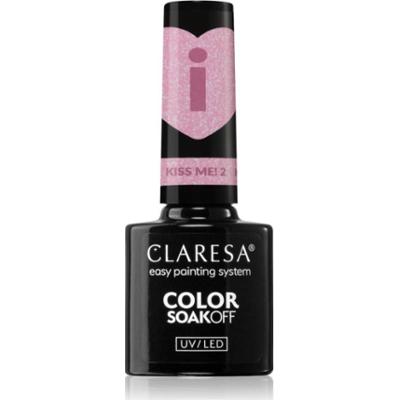 Claresa SoakOff UV/LED Color Kiss Me lakier hybrydowy do paznokci odcień 2 5 g