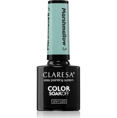 Claresa SoakOff UV/LED Color Marshmallow lakier hybrydowy do paznokci odcień 3 5 g