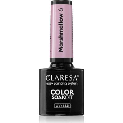 Claresa SoakOff UV/LED Color Marshmallow lakier hybrydowy do paznokci odcień 6 5 g