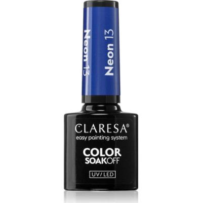 Claresa SoakOff UV/LED Color Neon lakier hybrydowy do paznokci odcień 13 5 g